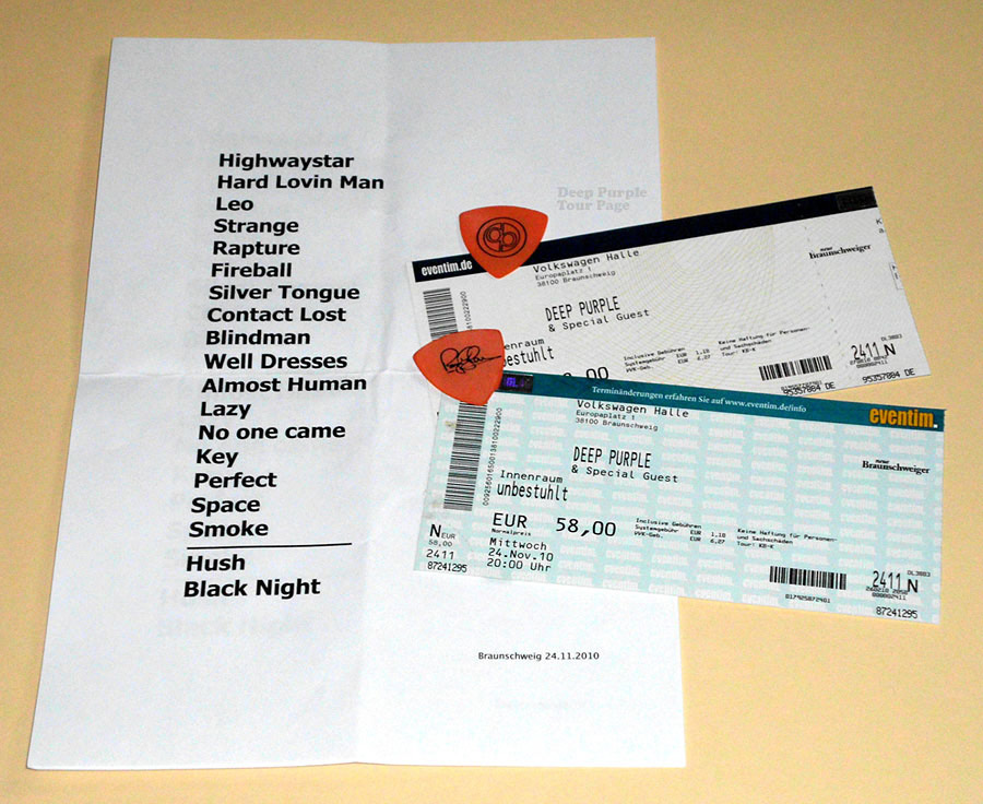 Deep Purple live in  Braunschweig 2010