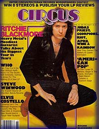 ritchie blackmore magazine cover