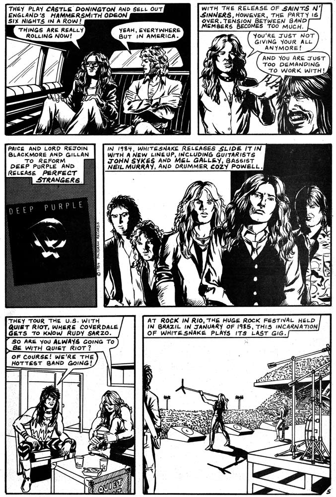 whitesnake comic book