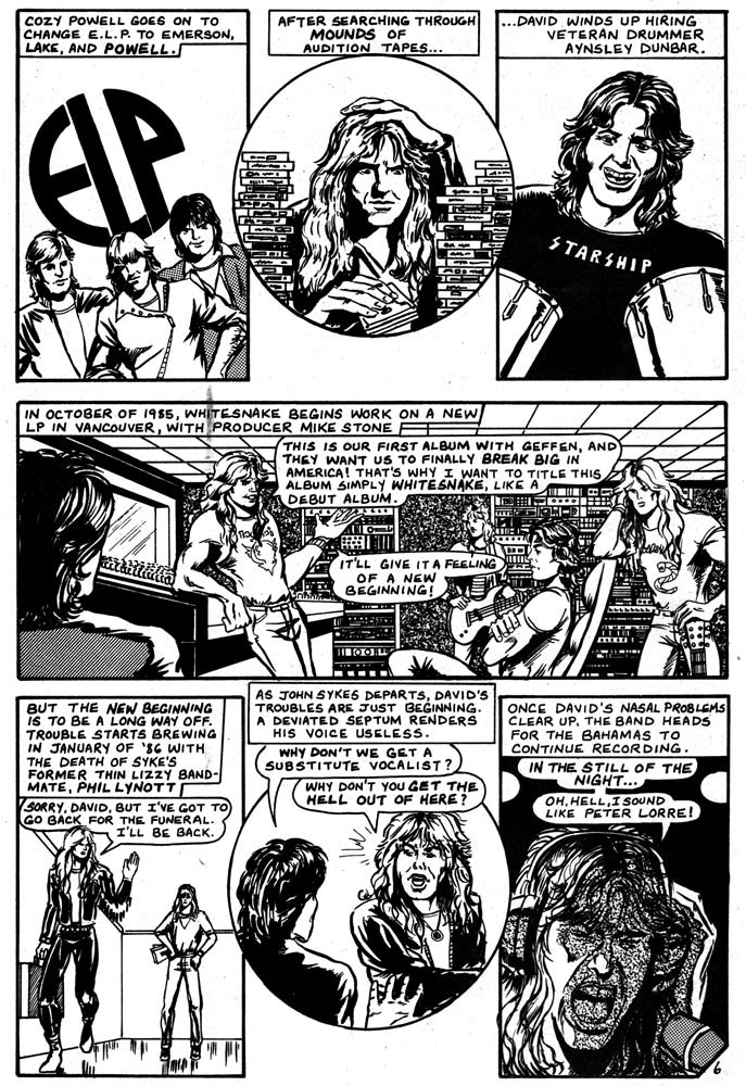 whitesnake comic book