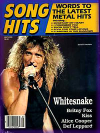 david coverdale magazine cover