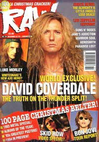 david coverdale magazine cover